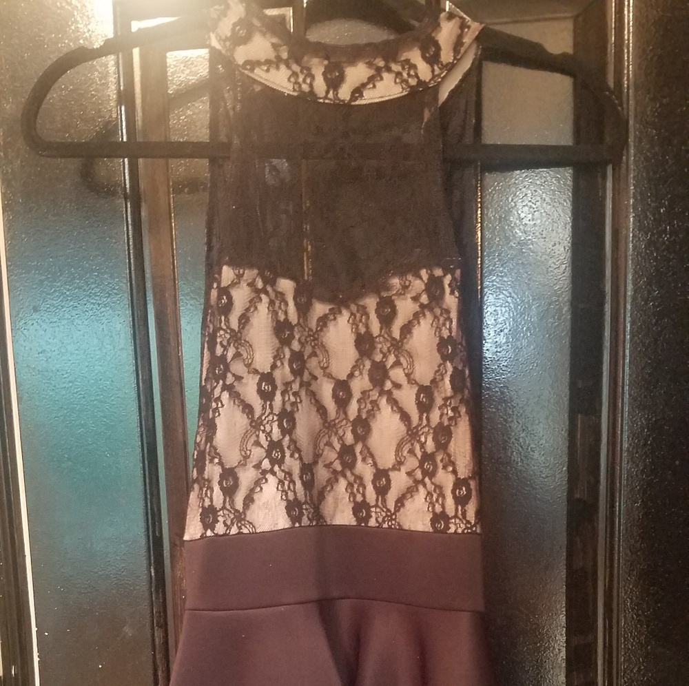 Lace top dress
